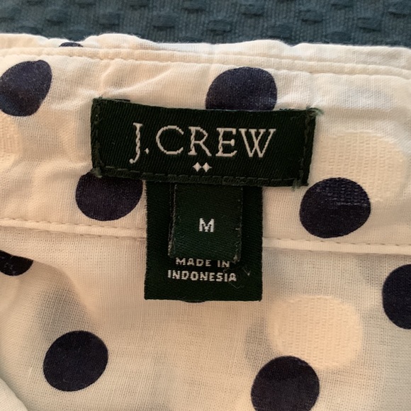 Jcrew button down popover blouse - Picture 3 of 4